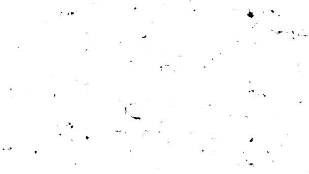 Bruit noir sur fond blanc. Effets de texture superposée. Animation numérique abstraite . 