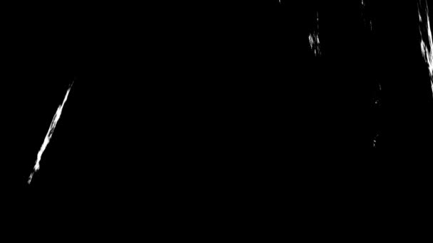 Black White Realistic Flickering Эффекты Текстуры Винтажной Пленки Абстрактная Цифровая — стоковое видео