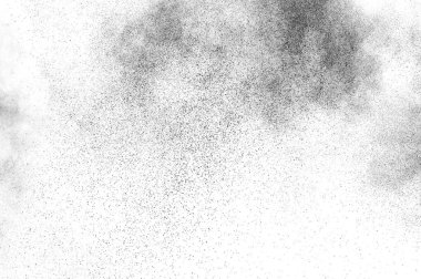 Siyah parçacıkların hareket dondurmak. 