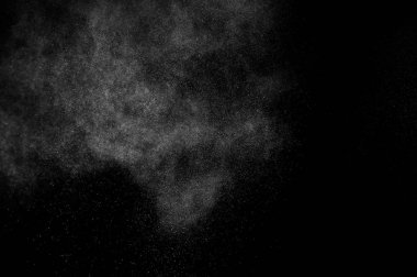 Soyut beyaz toz patlama  