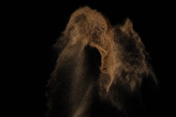 Взрыв песка изолирован . — стоковое фото