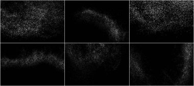 Beyaz gürültü granül. Set vektör öğeleri.