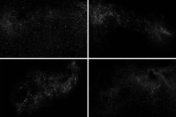 Vitt brus granulat. Ställ in Vector-element. — Stock vektor