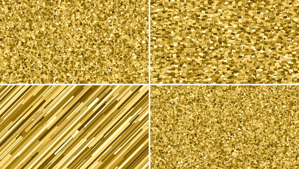 Gold glitter textuur. — Stockvector