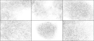 Koyu kaba gürültü parçacıkları. Vektör öğelerini ayarlama.