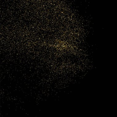 Altın glitter doku vektör.
