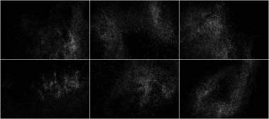 Beyaz gürültü granül. Set vektör öğeleri.