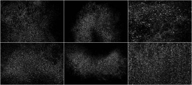 Beyaz gürültü granül. Set vektör öğeleri.