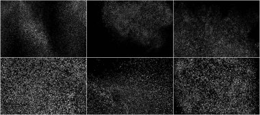 Beyaz gürültü granül. Set vektör öğeleri.