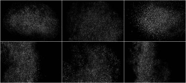 Beyaz gürültü granül. Set vektör öğeleri.