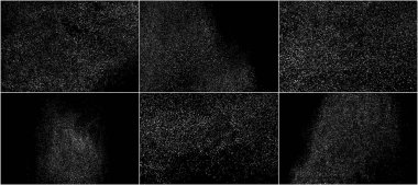 Beyaz gürültü granül. Set vektör öğeleri.