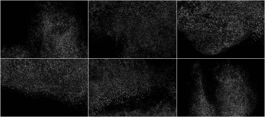 Beyaz gürültü granül. Set vektör öğeleri.