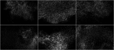 Beyaz gürültü granül. Set vektör öğeleri.