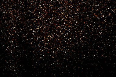 Siyah arka planda Izole kahve renk tahıl dokusu. 