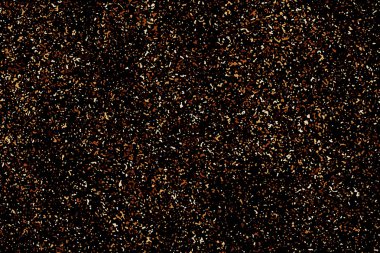 Siyah arka planda Izole kahve renk tahıl dokusu. 