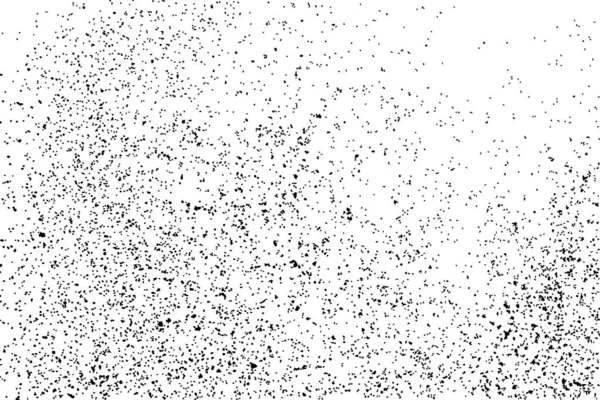 Černý zrnitý textura izolovaných na bílém. — Stockový vektor