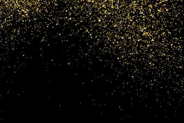 Gold glitter textuur vector. — Stockvector