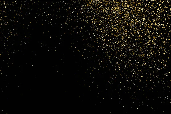 Guld glitter textur vektor. — Stock vektor