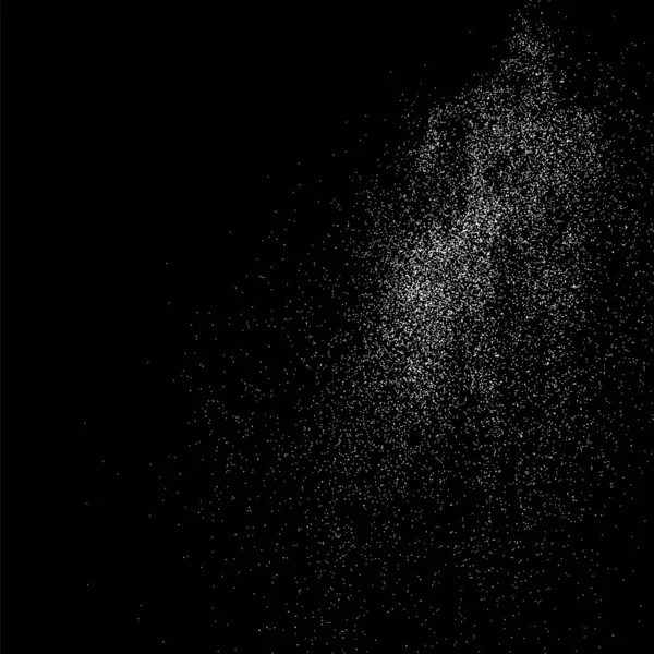 Texture abstraite granuleuse sur fond noir. — Image vectorielle