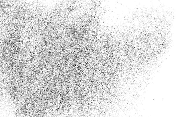 Texture Noire Perturbée Texture Graineuse Foncée Sur Fond Blanc Revêtement — Image vectorielle