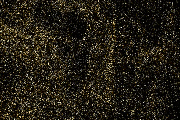 Texture Pailleté Isolé Sur Noir Couleur Particules Ambrées Contexte Festif — Image vectorielle