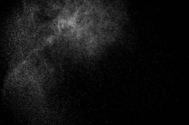 Siyah arkaplanda soyut su sıçramaları