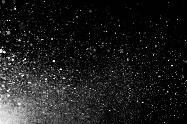 Абстрактные Брызги Воды Черном Фоне — стоковое фото