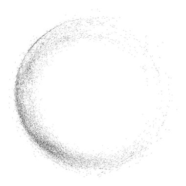 Beyaz arka planda izole edilmiş soyut kumlu doku. Düz tasarım elemanı. Vektör illüstrasyonuName.