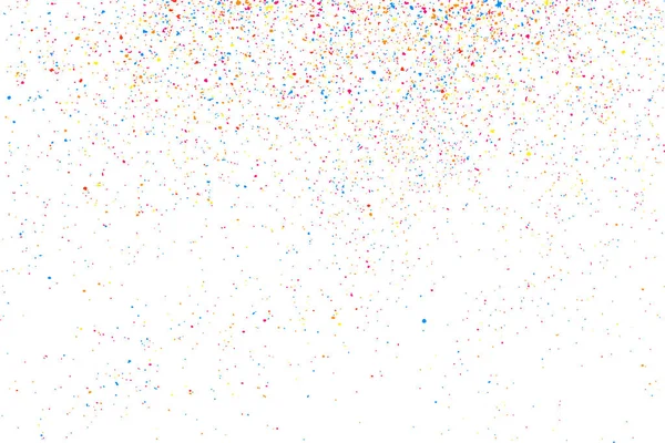 Colorida Explosión Confeti Textura Multicolor Abstracta Granulada Aislada Sobre Fondo — Archivo Imágenes Vectoriales