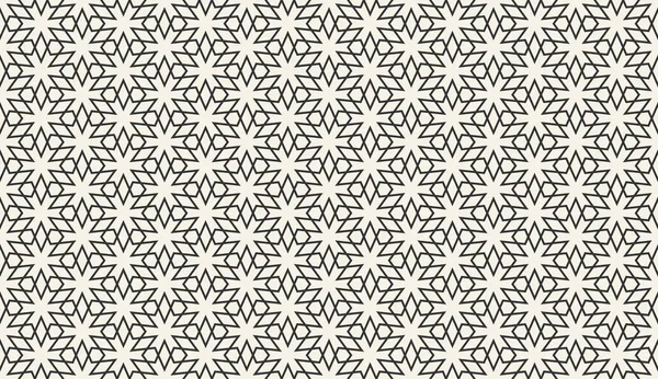 Abstrakta sömlösa islamiska geometriska mönster — Stock vektor