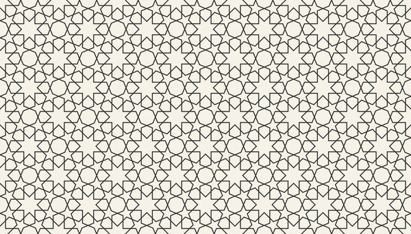 Абстрактный бесшовный исламический геометрический узор
