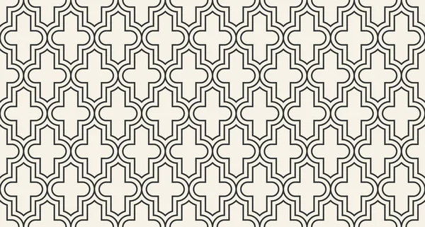 Abstracte naadloze islamitische geometrische patroon — Stockvector