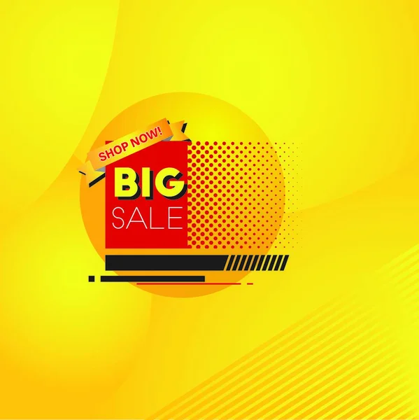 Big Sale Promotion Banner Template — Stock Vector
