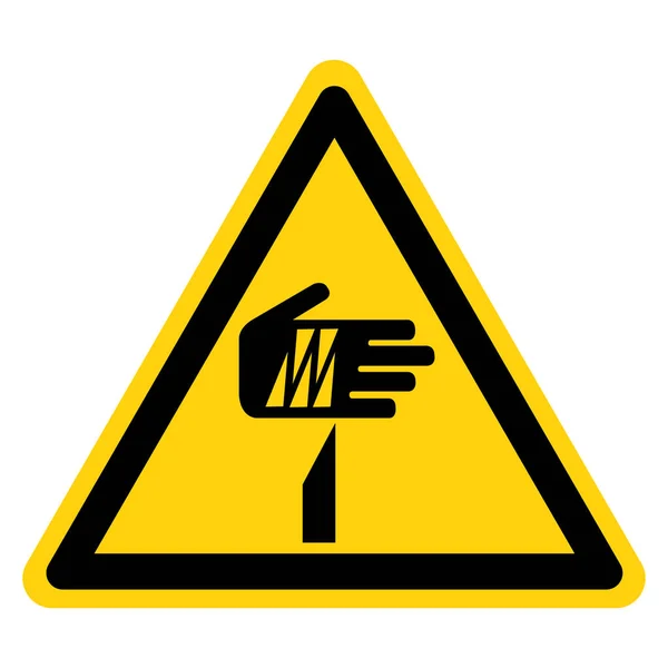 Sinal de símbolo de ponto afiado, ilustração vetorial, isolar na etiqueta de fundo branco .EPS10 —  Vetores de Stock
