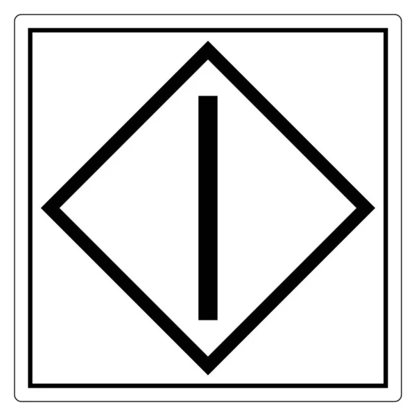 Začátek (z akce) symbol symbolu, vektorový obrázek, izolovat na bílém pozadí štítek. Eps10 — Stockový vektor