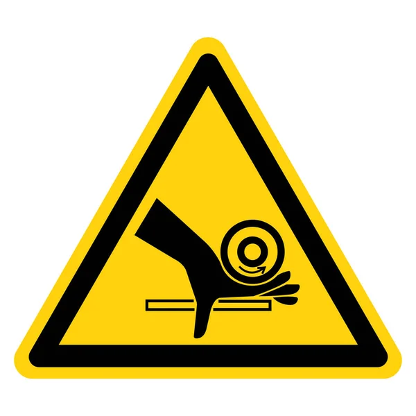 Χέρι Crush Roller Pinch σημείο σύμβολο, διανυσματική απεικόνιση, απομονώστε σε λευκό φόντο Label .EPS10 — Διανυσματικό Αρχείο