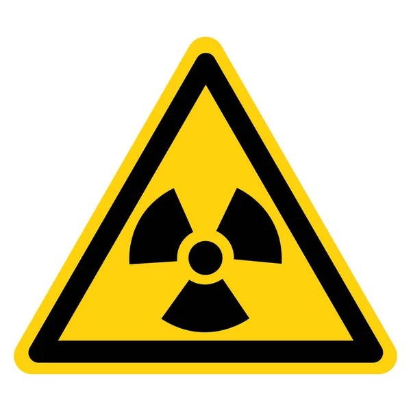 Radiation Hazard Symbol Sign,Vector Illustration, Isolated On White Background Icon. EPS10 — Stock Vector