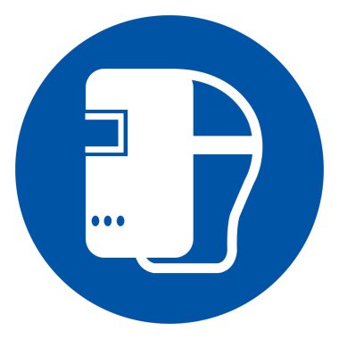 Aşınma Kaynak Maskesi Sembol İşareti,Vektör İllüstrasyon, Beyaz Arka Plan Etiketi Üzerine İzole. Eps10