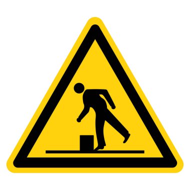 Engeller Sembol, Vektör İllüstrasyon, Beyaz Arka Plan Etiketi Yalıtma dikkat edin. Eps10 