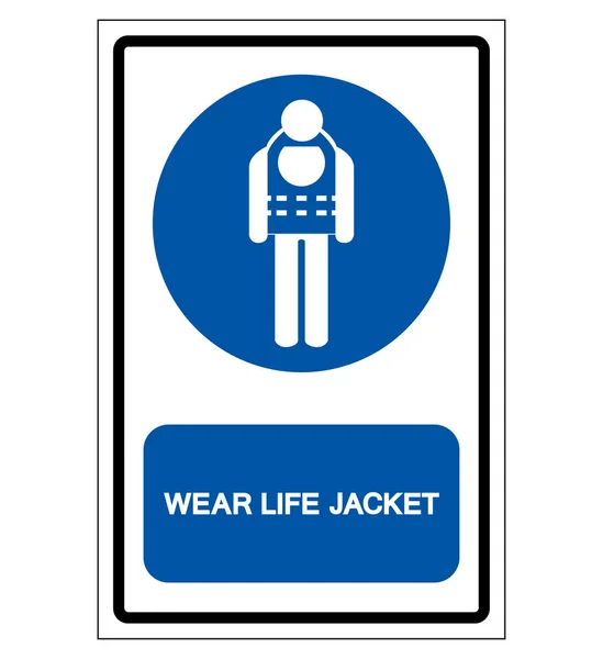 Dragen van leven jas symbool teken, vector illustratie, isoleren op witte achtergrond label. Eps10 — Stockvector