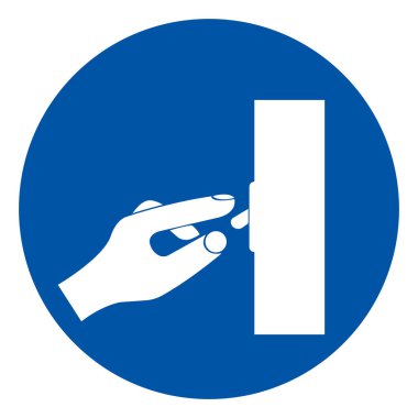 Sembol Işaretini Kapatın ,Vektör Çizimi, Beyaz Arka Plan Etiketini Yalıtın. Eps10