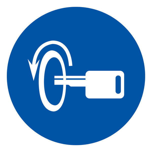 Выключить символ двигателя, векторная иллюстрация, изолировать на белом фоне этикетки .EPS10
 