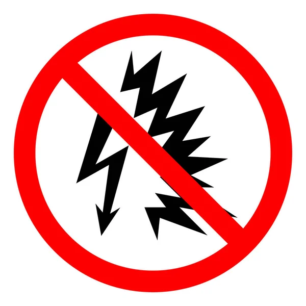 Signo de símbolo de flash de arco de peligro de lesión, ilustración vectorial, aislamiento en la etiqueta de fondo blanco .EPS10 — Vector de stock