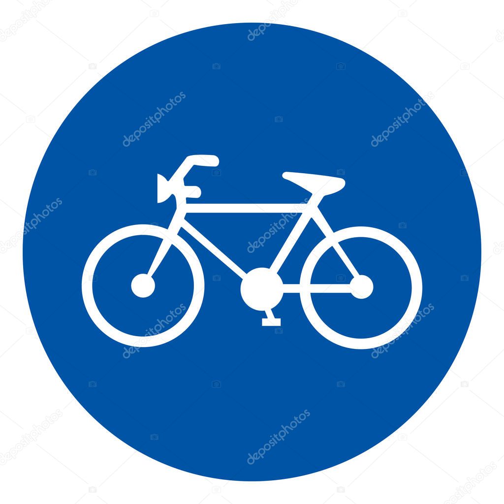 Bicycle Parking Symbol Sign, Vector Illustration, Isolate On White Background Label .EPS10 