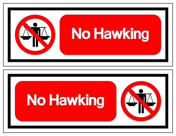 Ingen Hawking symbol tecken, vektor illustration, isolera på vit bakgrund etikett. Eps10 — Stock vektor