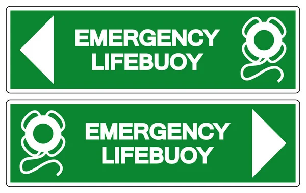 Notfall-Rettungsring-Symbol, Vektor-Illustration, isoliert auf weißem Hintergrund Etikett .EPS10 — Stockvektor