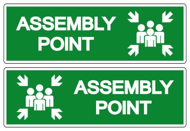 Montaj Noktası Sembol İşareti, Vektör Çizimi, Beyaz Arka Plan Etiketinde Yalıtılmış. Eps10 