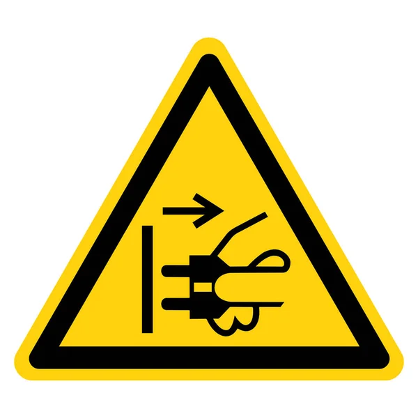 Attenzione Disconnettere la spina di rete dal simbolo di uscita elettrica segno, illustrazione vettoriale, isolato su etichetta di sfondo bianco. EPS10 — Vettoriale Stock
