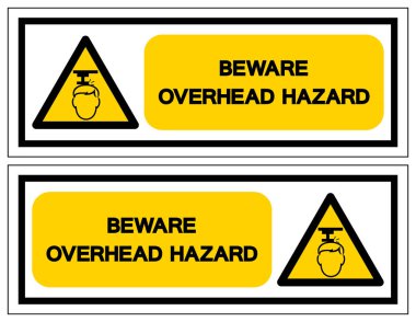 Havai Tehlike Sembolü, Vektör Çizimi, Beyaz Arka Plan EtiketiNe Dikkat Edin. Eps10 
