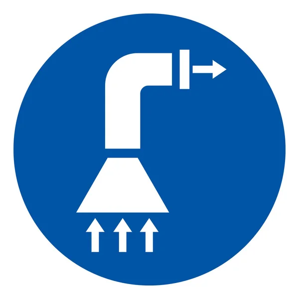 Symbol Ekstrakcji Powietrza Znak Ilustracja Wektora Izolacja Białym Tle Etykiety — Wektor stockowy